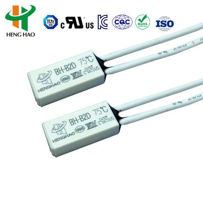 Auto-Reset Mini-Wärmeschalter mit Betriebstemperatur 30 ~ 150 °C 24V Gleichspannung und 10000 Lebenszeiten