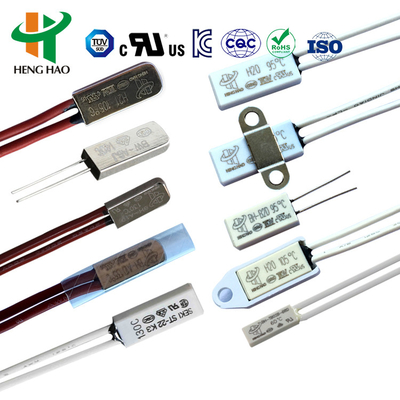 KSD9700 BW-A1D automatisch zurücksetzbare thermische Sicherung Bimetallthermostat kleiner thermischer Schutz