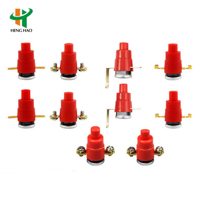 KSD301 Bimetall-Thermostat-Auto-Rücksetzungs-Thermische Sicherung mit 100000 Zyklen Kunststoff- oder Keramikgehäuse und Aluminiumkappe oder Kupferkopf