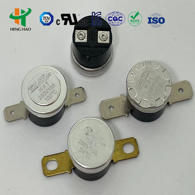 KSD301 Thermostat-Wärmeschutzscheibe Bimetall-Thermostat-Wärmeschutzscheibe mit automatischem Zurücksetzen