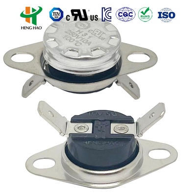 KSD301 Bimetal Thermostat Temperature Controlled Switch With 0~250℃ Range ±3/±5/±10℃ Accuracy And Normally Closed Or Normally Open Contact