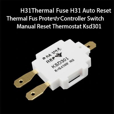 H31 Wärmeschutzverschluss H31 Autoreset Wärmeschutzverschluss Schalter Schalter manueller Reset Thermostat Ksd301