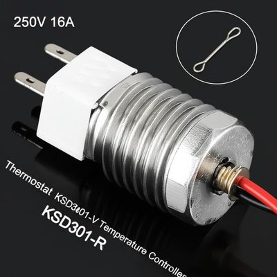 250V 16A Thermostat KSD301 KSD301-V Temperaturregler KSD301-R Temperaturregler