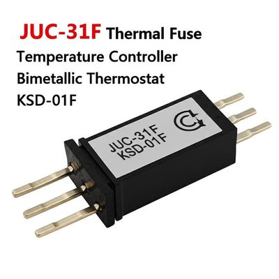 JUC-31F Thermosicherung Bimetall-Thermostat mit 0~150°C Bereich Bakelitgehäuse für Leiterplatten