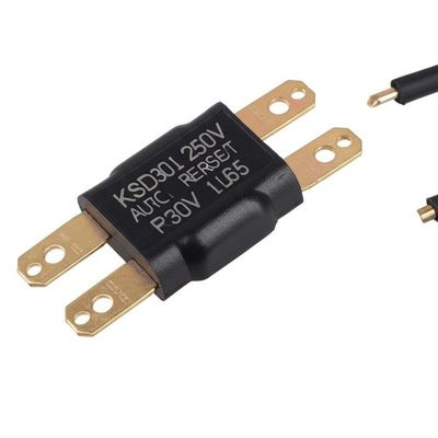 KSD301 Bimetall-Thermostat Thermoschalter mit Schließer- oder Öffnerkontakten in Kunststoff- oder Keramikgehäuse und Aluminiumkappe oder Kupferkopf