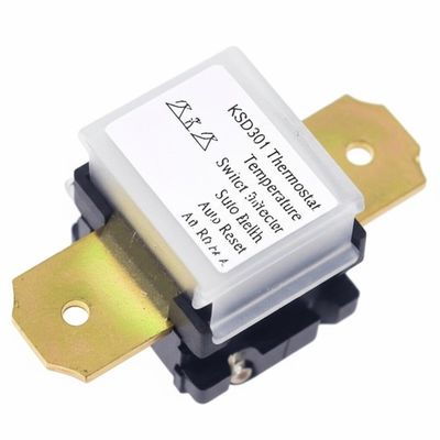 KSD301 Bimetall-Thermostat mit Kunststoff- oder Keramikgehäuse und Aluminiumkappe oder Kupferkopf für elektrische Haushaltsgeräte
