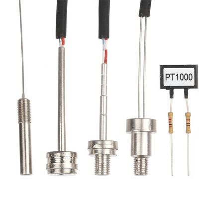 PT100 Temperatursensor NTC-Thermistor mit B25/50 oder B25/85 Materialkoeffizienten für -40℃~+250℃ Betriebstemperatur und Genauigkeitsklasse A (0,1)