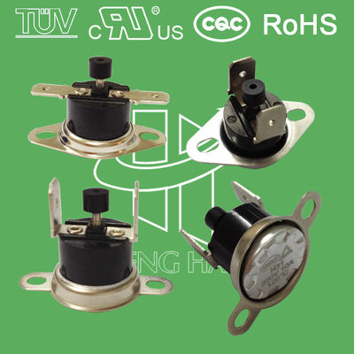 Temperaturschalter 250V 10A 16A des bimetallischen Thermostats des KSD301 Handrückstellers thermischer mit UL CQC TUV ROS